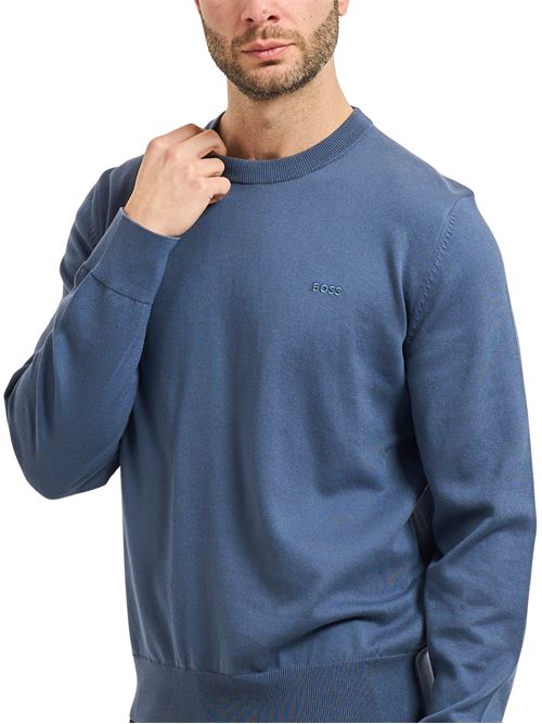 Maglione girocollo in cotone Hugo Boss | 50556344468